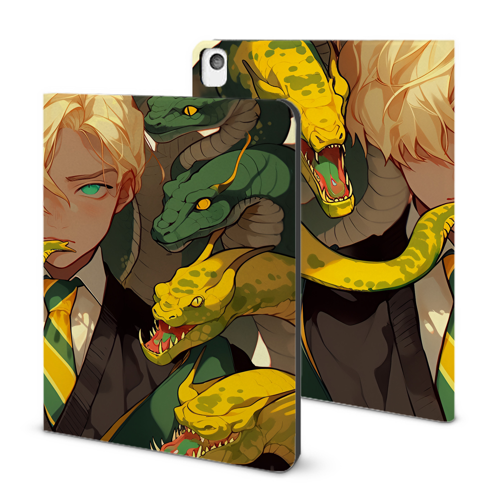 （画像用） Harry Potter ハリー・ポッターシリーズ IPadケース ペンホルダー付き ブックスタイルデザイン